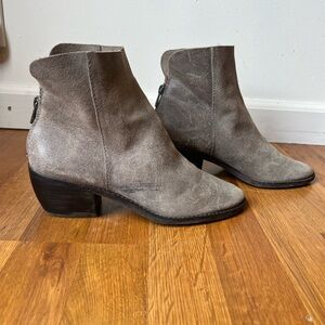 Lucky Brand Taupe Ankle Booties